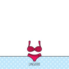 Lingerie icon Women underwear sign N12