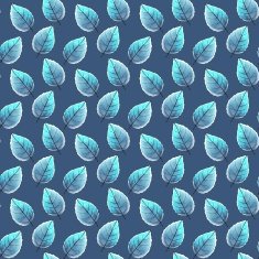 Just leaves Watercolor Seamless pattern 4
