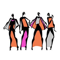 Beautiful Woman Silhouette N7