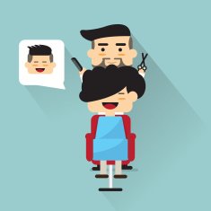 hair cut cartoon N2