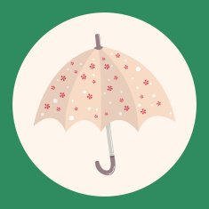 Umbrella theme elemets vector eps N8