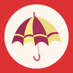 Umbrella theme elemets vector eps N9