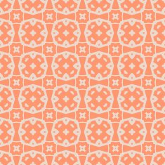 Abstract seamless pattern in orange color N2