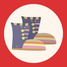 shoe style theme elements vector eps N13