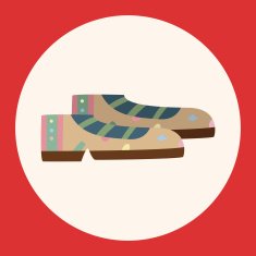 shoe style theme elements vector eps N17