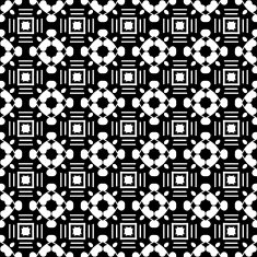 Abstract seamless pattern in black and white N13