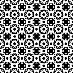 Abstract seamless pattern in black and white N16