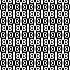 Abstract seamless pattern in black and white N26