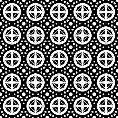 Abstract seamless pattern in black and white N31