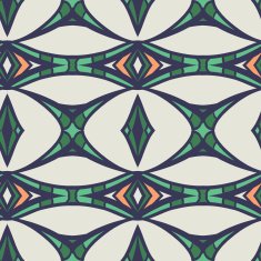 Abstract seamless ornament pattern kaleidoscope effect N5