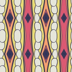 Abstract seamless ornament pattern kaleidoscope effect N7