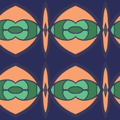 Abstract seamless ornament pattern kaleidoscope effect N9
