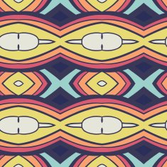 Abstract seamless ornament pattern kaleidoscope effect N15