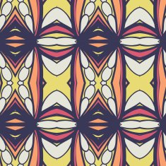 Abstract seamless ornament pattern kaleidoscope effect N18