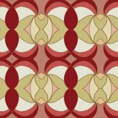 Abstract seamless ornament pattern kaleidoscope effect N19