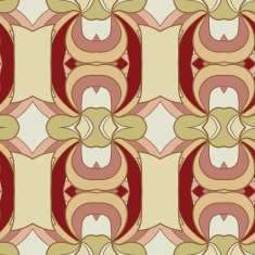 Abstract seamless ornament pattern kaleidoscope effect N23