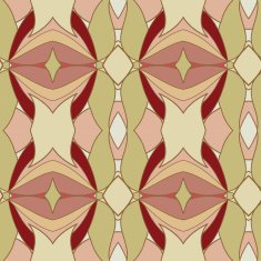 Abstract seamless ornament pattern kaleidoscope effect N24