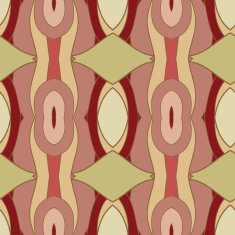 Abstract seamless ornament pattern kaleidoscope effect N26