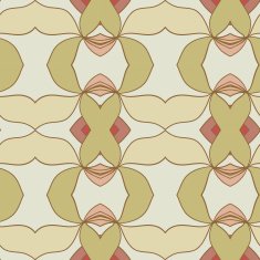 Abstract seamless ornament pattern kaleidoscope effect N27