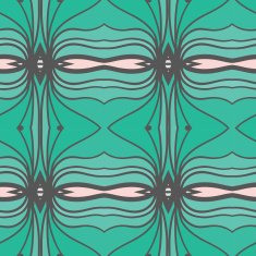 Abstract seamless ornament pattern kaleidoscope effect N30