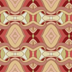 Abstract seamless ornament pattern kaleidoscope effect N31