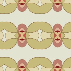 Abstract seamless ornament pattern kaleidoscope effect N32