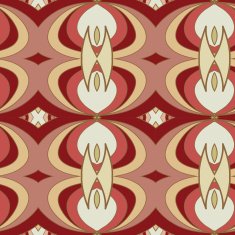 Abstract seamless ornament pattern kaleidoscope effect N33