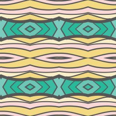 Abstract seamless ornament pattern kaleidoscope effect N40