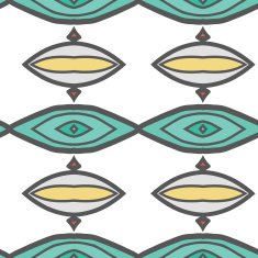 Abstract seamless ornament pattern kaleidoscope effect N41