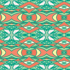 Abstract seamless ornament pattern kaleidoscope effect N50