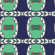 Abstract seamless ornament pattern kaleidoscope effect N69