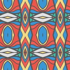 Abstract seamless ornament pattern kaleidoscope effect N72