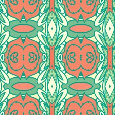 Abstract seamless ornament pattern kaleidoscope effect N78