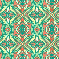 Abstract seamless ornament pattern kaleidoscope effect N79
