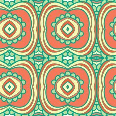 Abstract seamless ornament pattern kaleidoscope effect N82