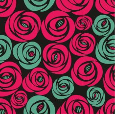 Endless floral vintage pattern N2