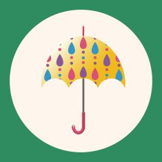 Umbrella theme elements vector eps N6