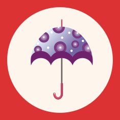Umbrella theme elements vector eps N10