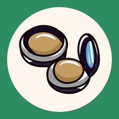 cosmetics theme elements vector eps