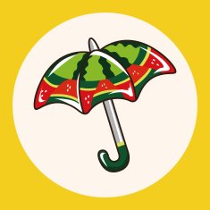 Umbrella theme elements vector eps N15