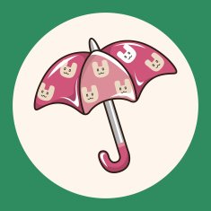 Umbrella theme elements vector eps N21