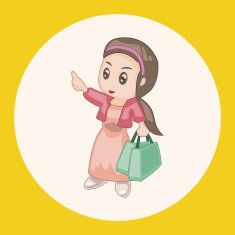 shopper theme elemets vector eps N2