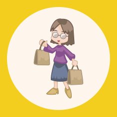shopper theme elemets vector eps N6