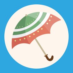 Umbrella theme elements vector eps N25