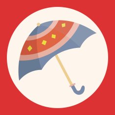 Umbrella theme elements vector eps N27