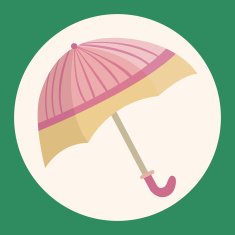 Umbrella theme elements vector eps N28