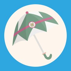 Umbrella theme elements vector eps N29