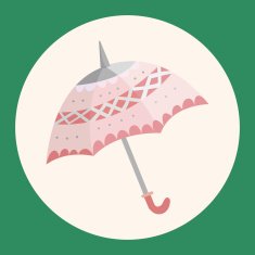 Umbrella theme elements vector eps N32