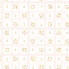 english floral pattern with cross stripes vector vintage wallpaper N3