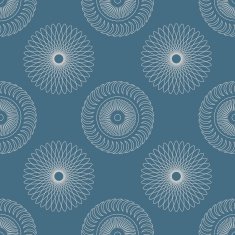 Vector seamless Pattern with circular Elements
